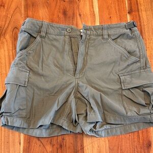 TNA Olive Green Cargo Shorts